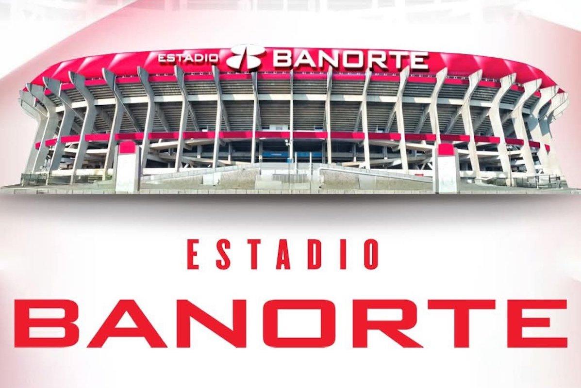 El Estadio Azteca se llamará Estadio Banorte