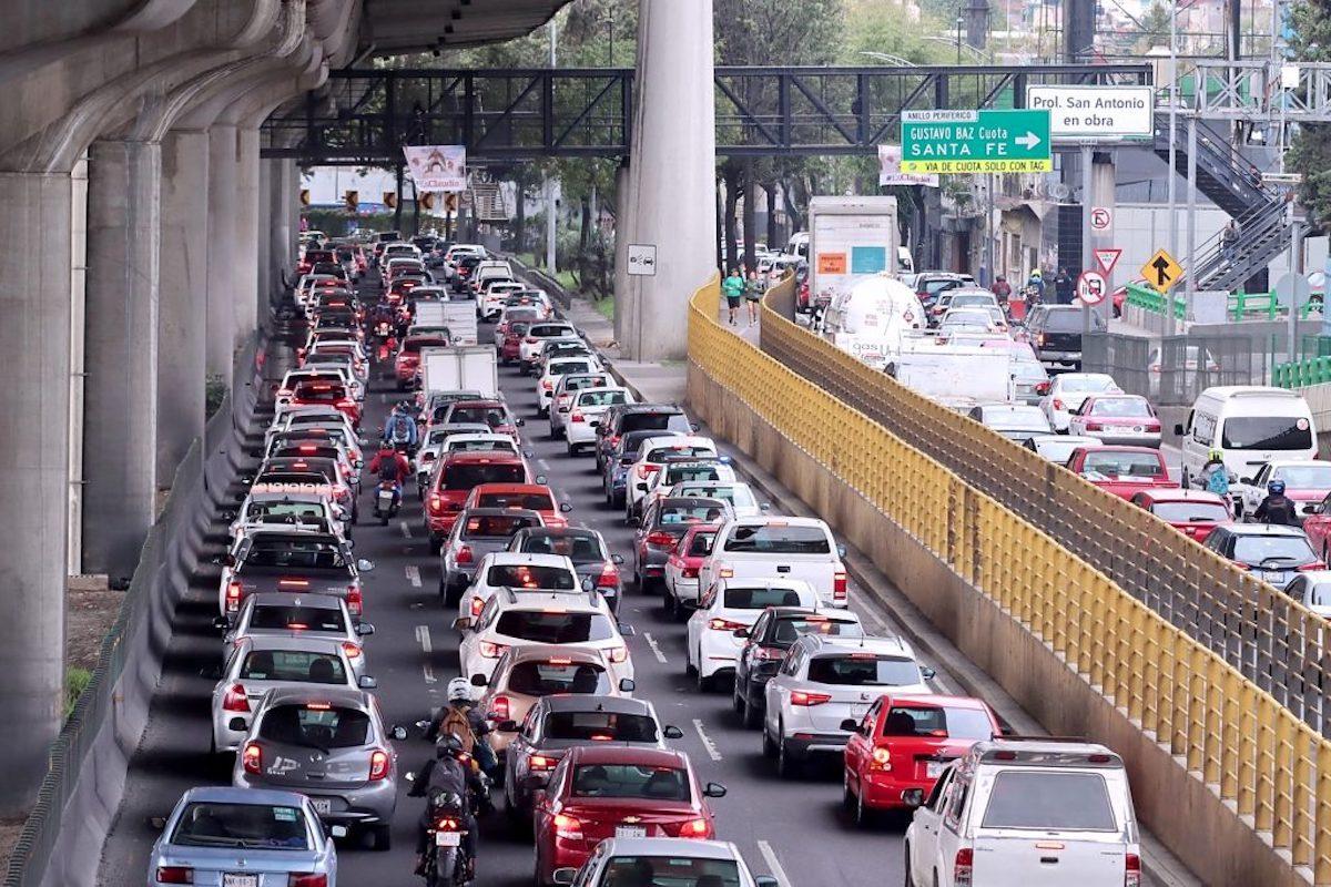 La CDMX se lleva el primer lugar en un ranking mundial de tráfico