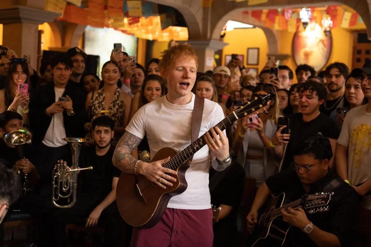 Ed Sheeran se presentó en el Tenampa de la Ciudad de México