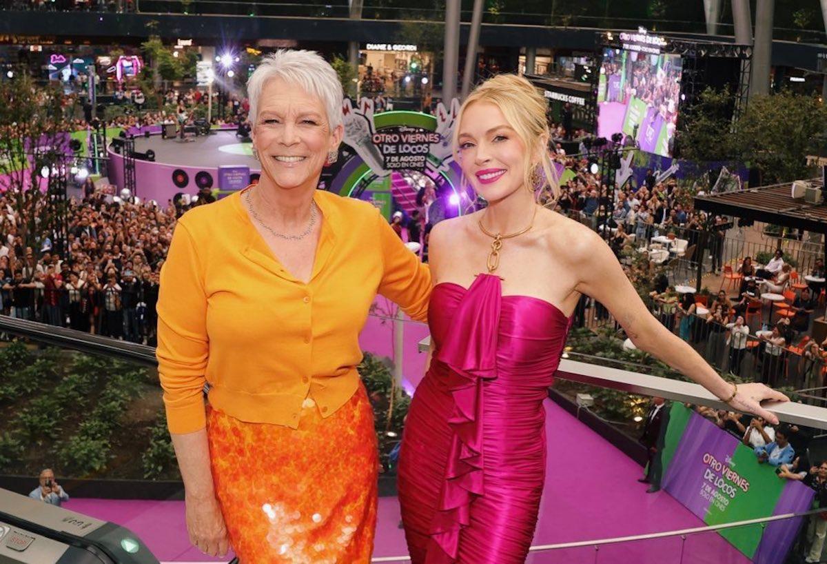Jamie Lee Curtis y Lindsay Lohan visitan México