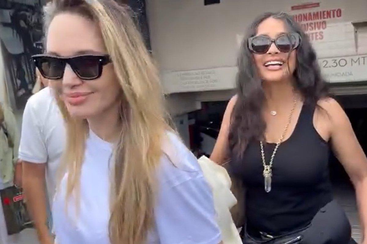 Salma Hayek y Angelina Jolie disfrutan de Veracruz