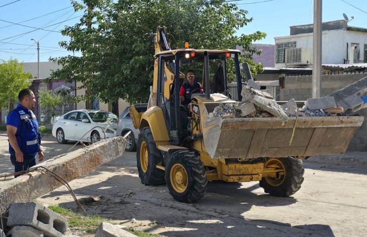 La cámara de la construcción y educación de la frontera apoyan a damnificados por tromba