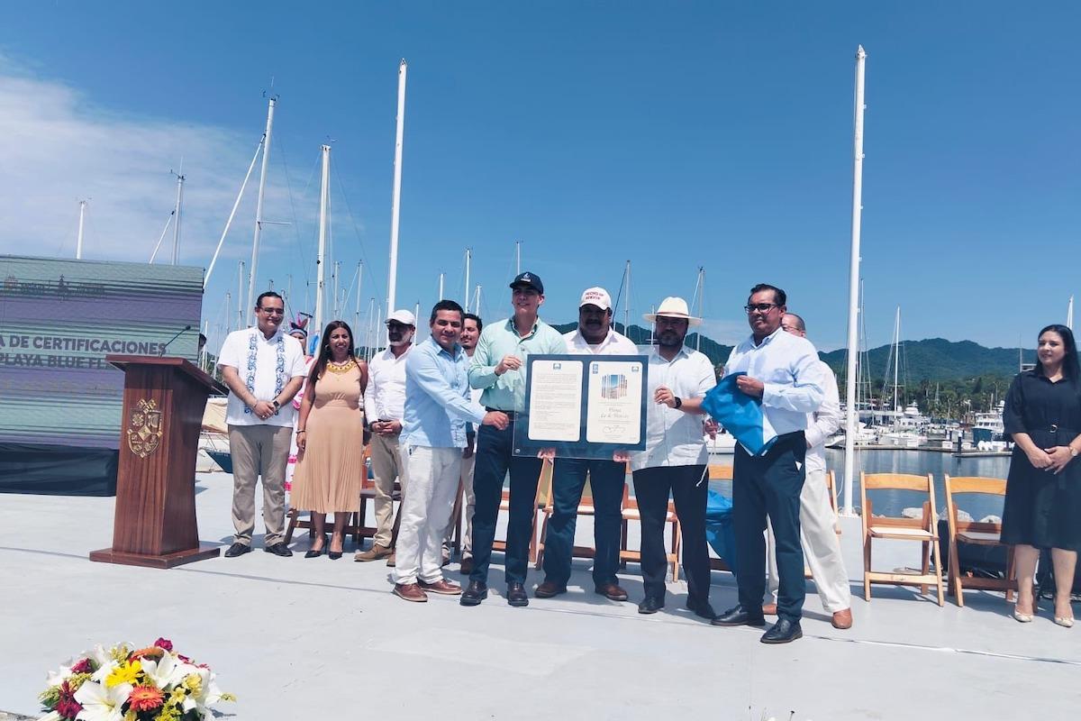 Playas nayaritas reciben certificados de excelencia mundial