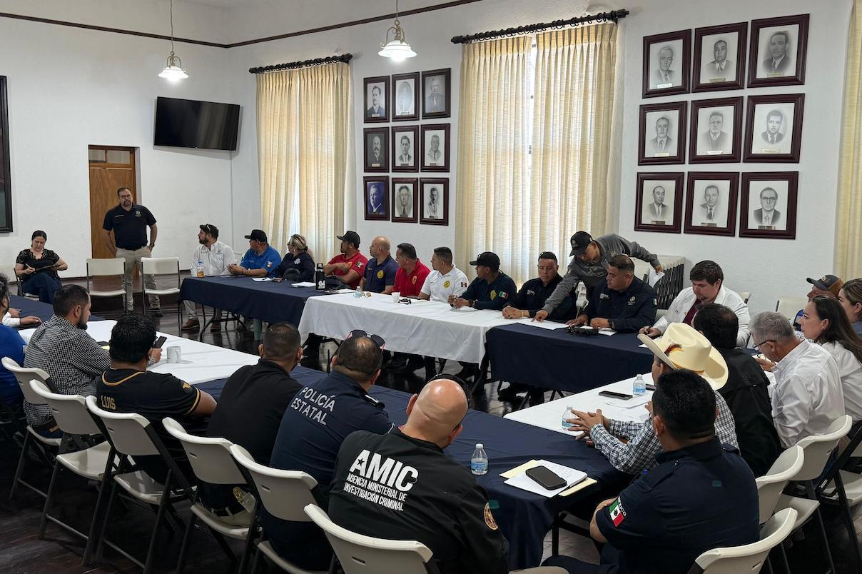 Reunión de Seguridad en Magdalena rumbo a las Fiestas de Octubre 2025
