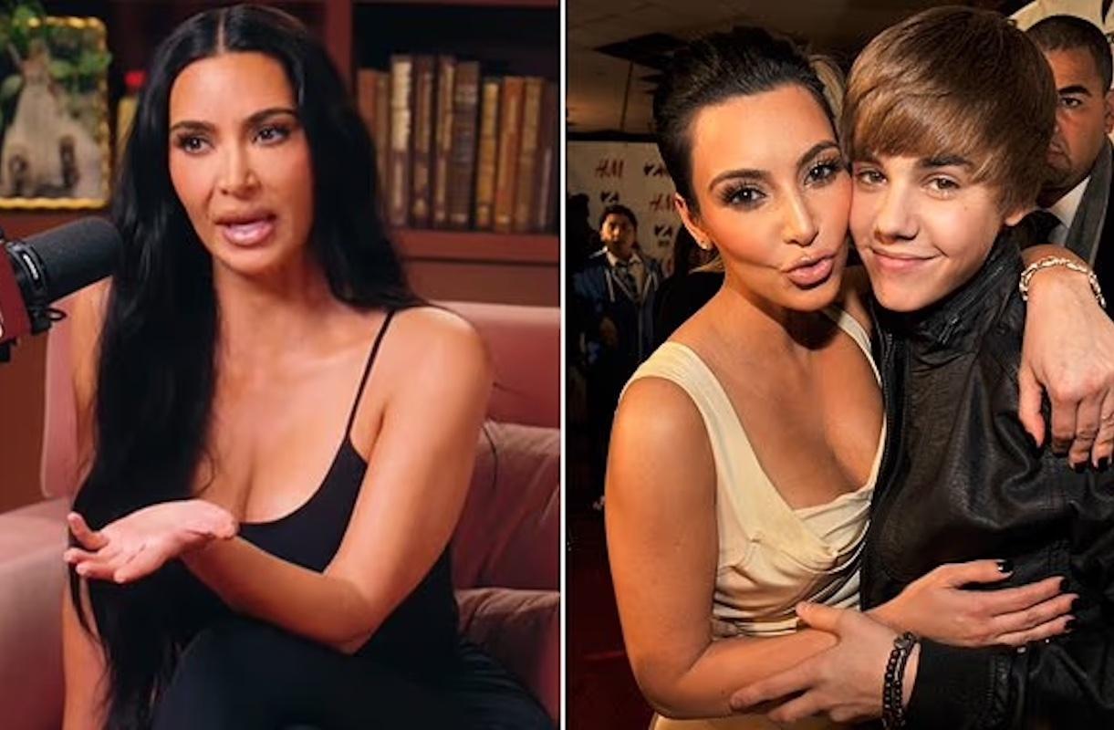 Kim Kardashian admite que fue mala idea hacer una sesión de fotos romántica con Justin Bieber