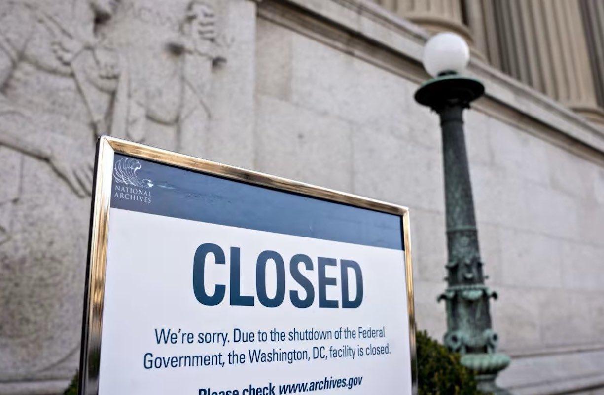 El Gobierno de Estados Unidos está en paro