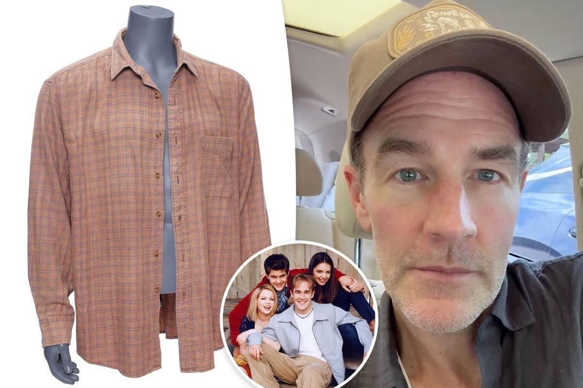James Van Der Beek subastará su vestuario de Dawson’s Creek