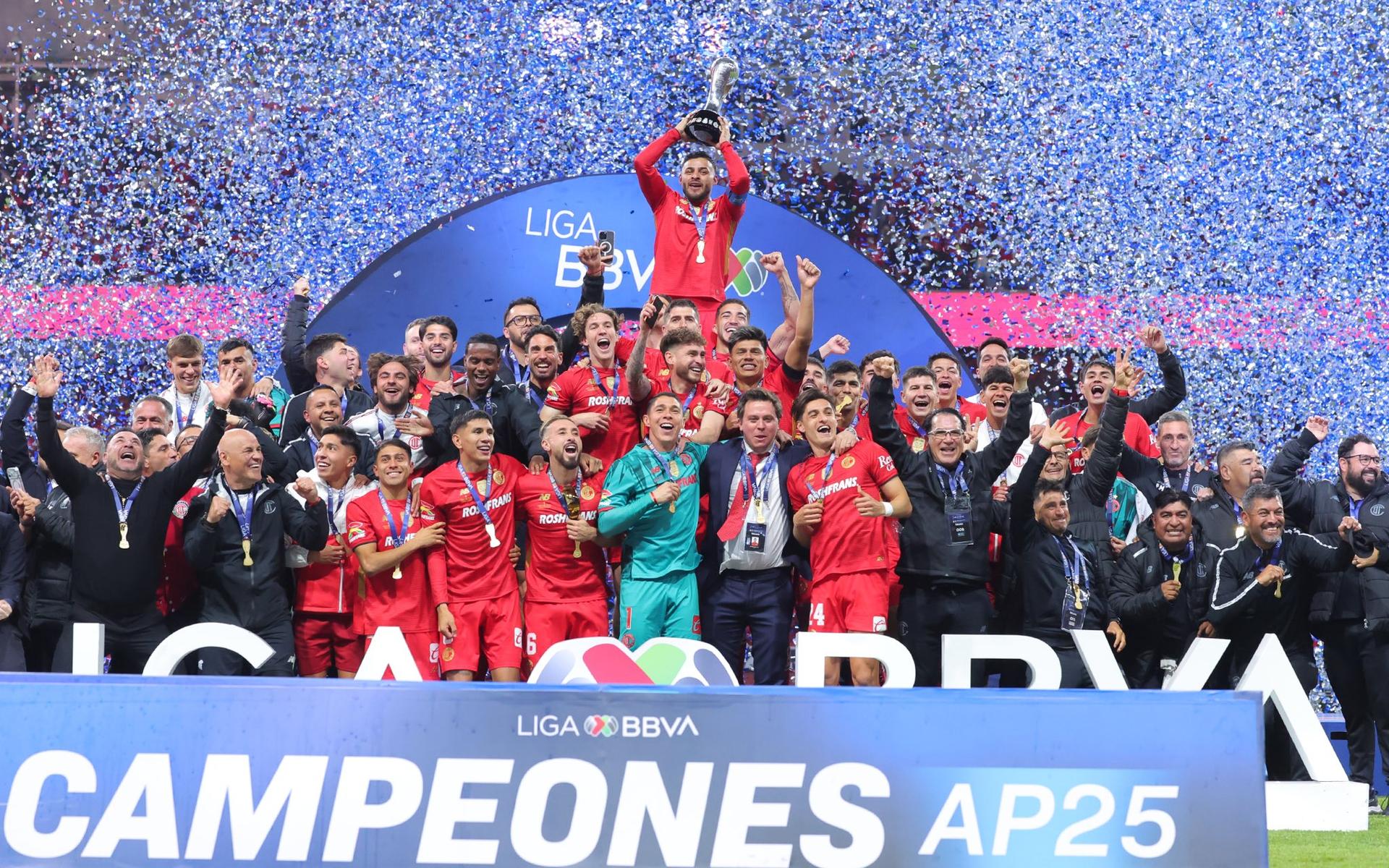 Toluca hace historia y se consagra bicampeón del fútbol mexicano