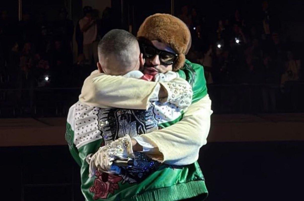 Bad Bunny y J Balvin sorprenden con una emotiva reconciliación en México