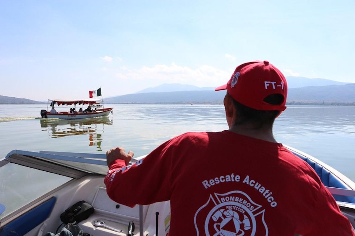 Operativo vial por Santos Reyes en Cajititlán, Jalisco