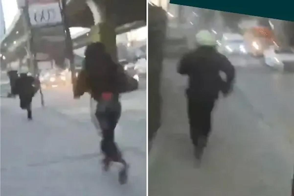 Periodista corre tras policía… y se vuelve viral