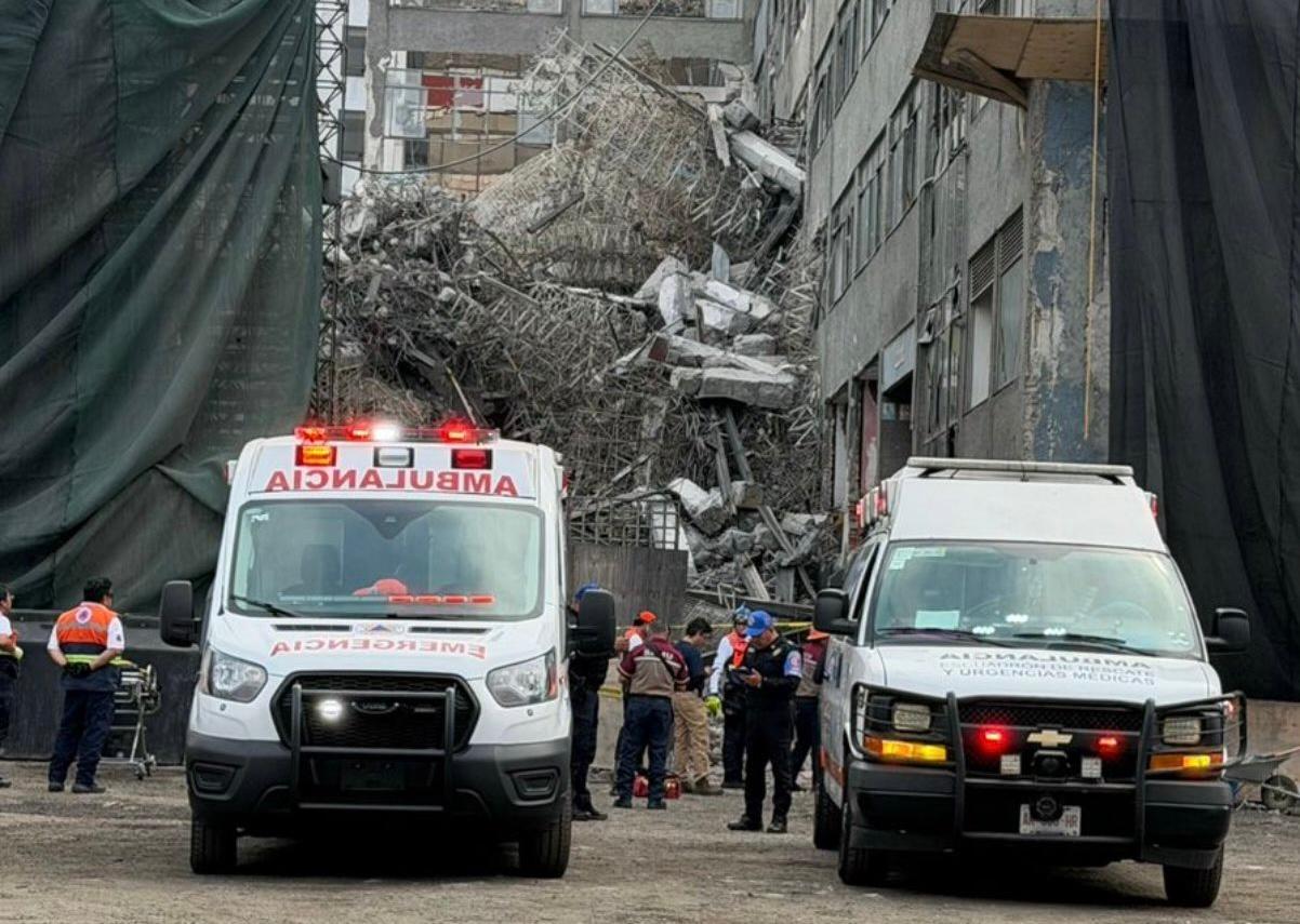 Se desconocen las causas de derrumbe en edificio de la CDMX