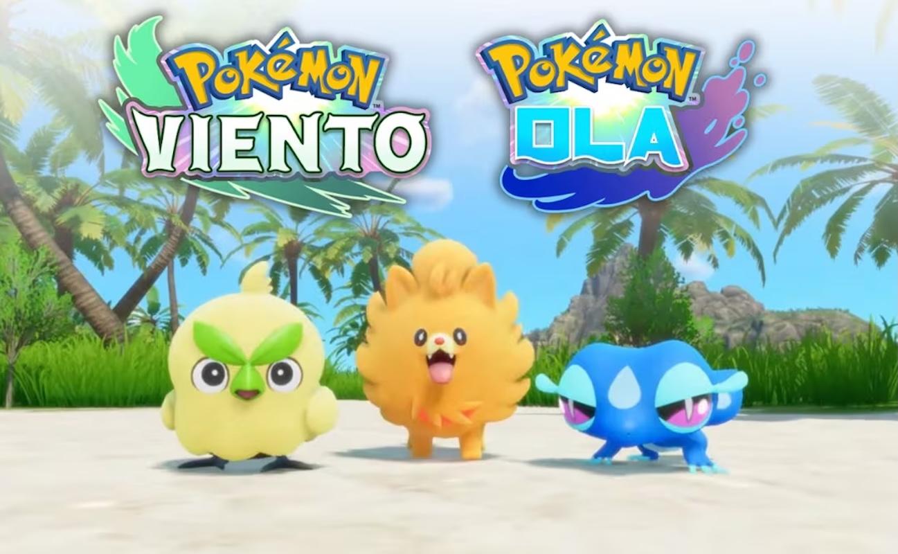 Pokémon Viento y Pokémon Ola: la nueva era llega en el 30 aniversario