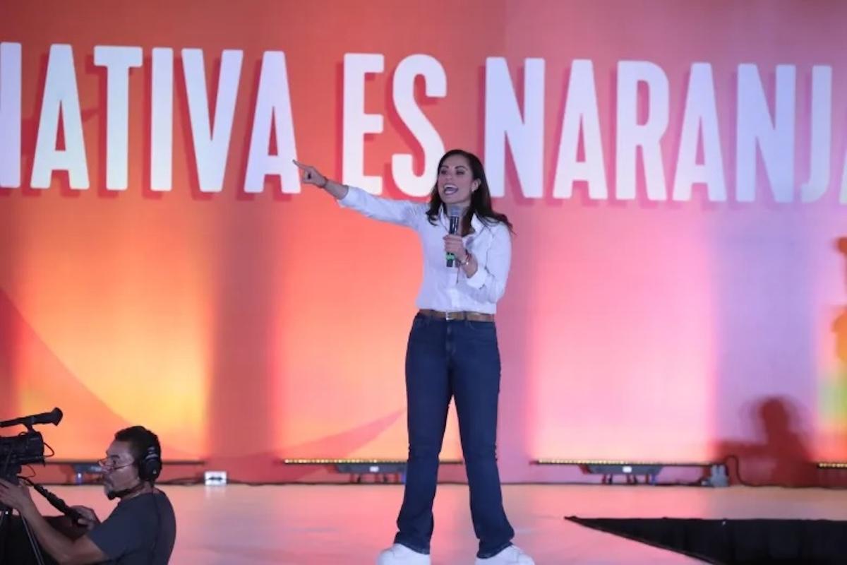 Alejandra Gutiérrez se suma al Fervor Naranja de MC, pero no como militante