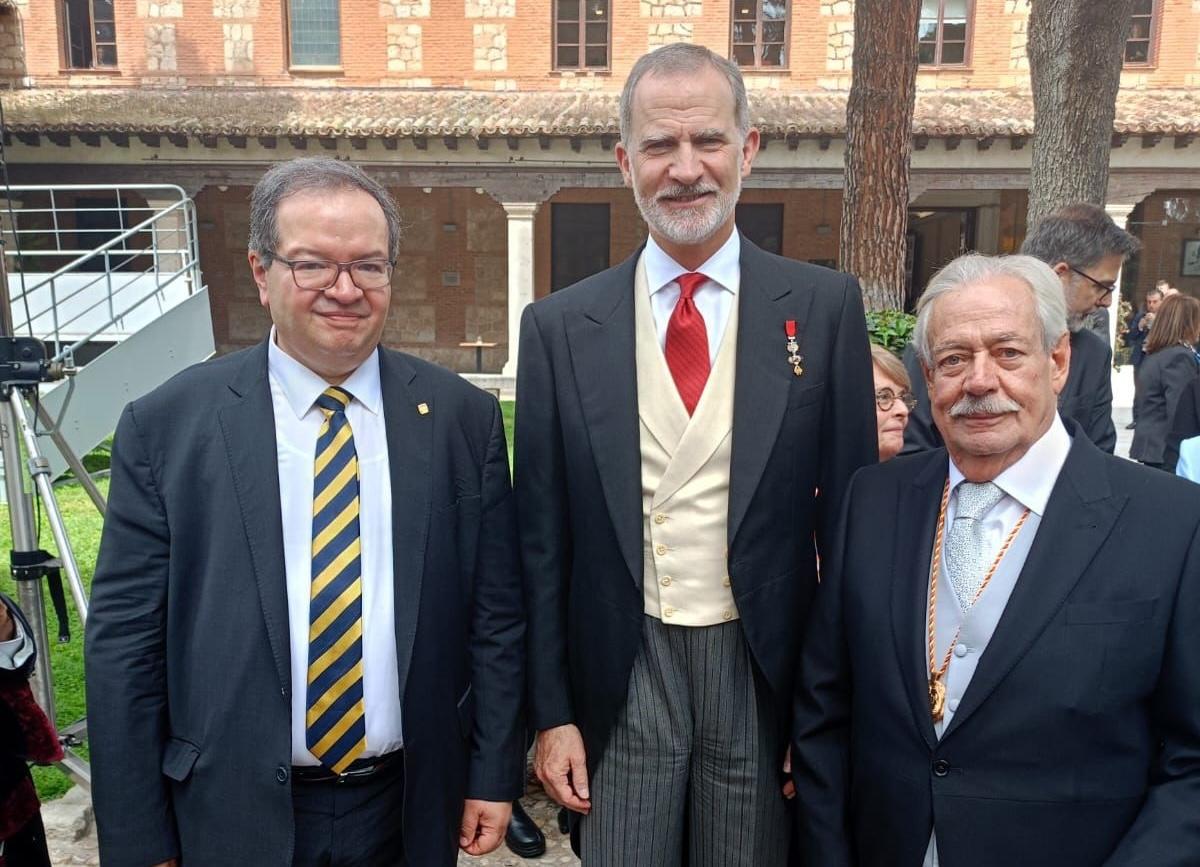 Gonzalo Celorio recibió el Premio Cervantes y se reúne con el Rey Felipe