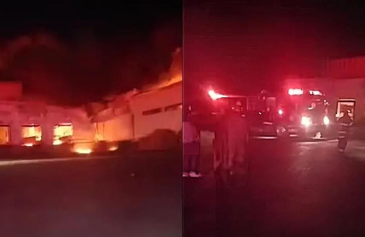 Fuerte incendio en planta de Bachoco en Jalisco 