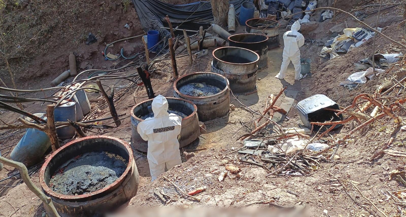 Aseguran laboratorio clandestino de “El Jardinero” en Nayarit
