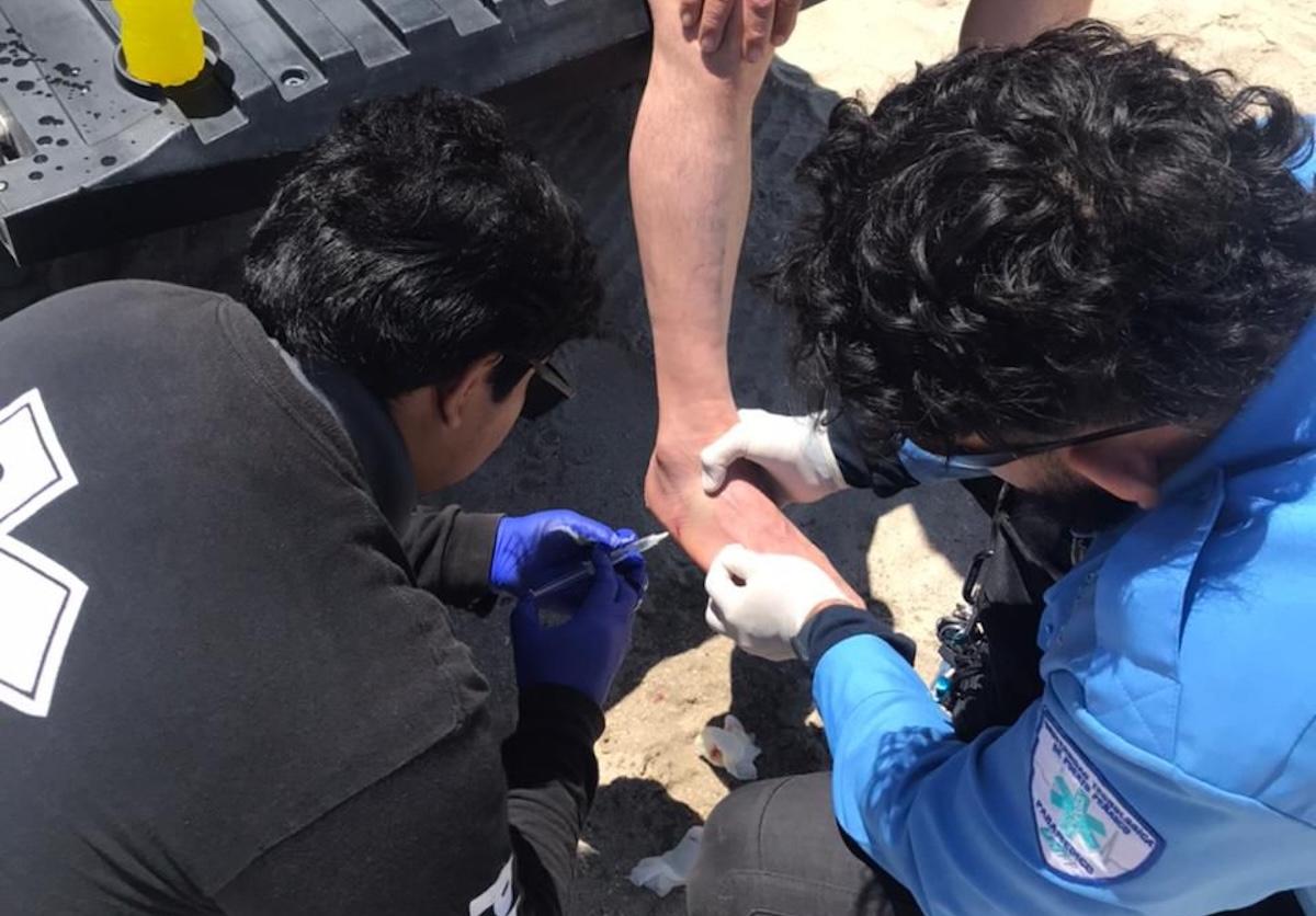 Auxiliar Turística reporta incremento de atenciones por picaduras de mantarraya en Puerto Peñasco
