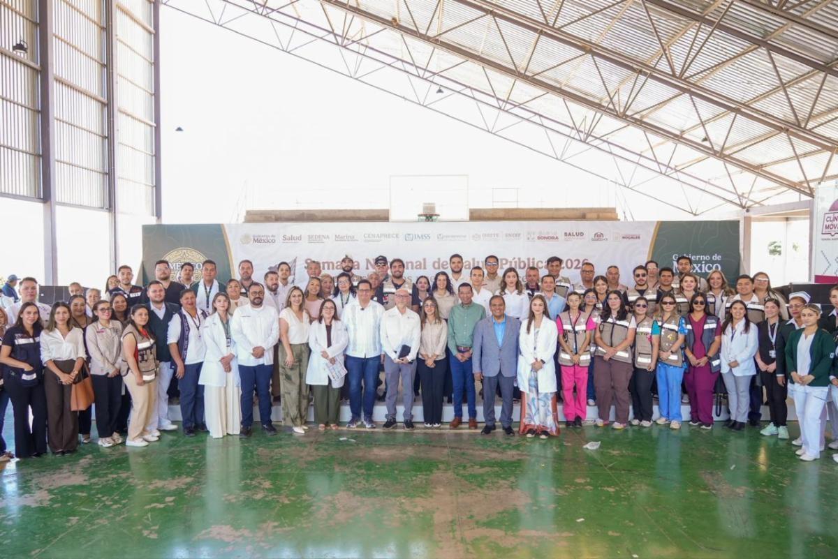 Inicia en Sonora la Semana Nacional de Salud Pública 2026