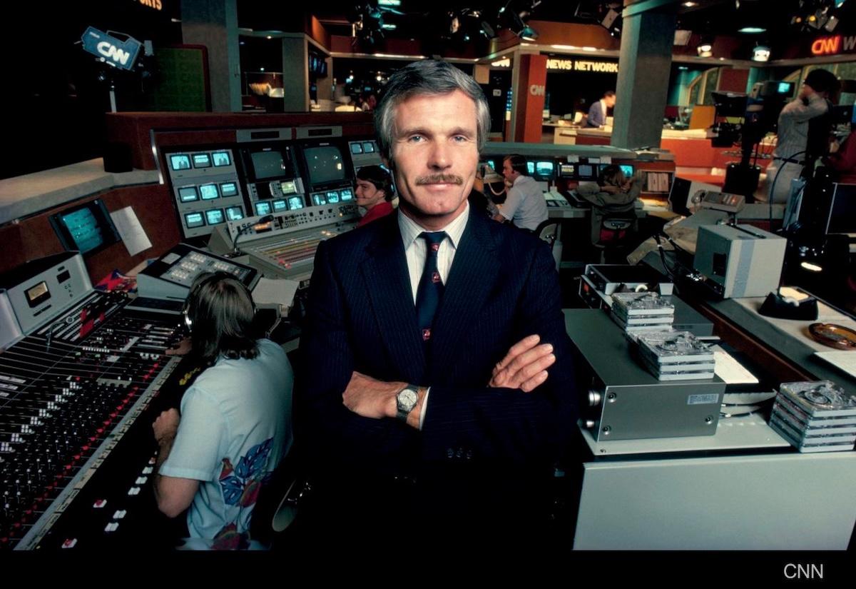 Murió Ted Turner, fundador de CNN