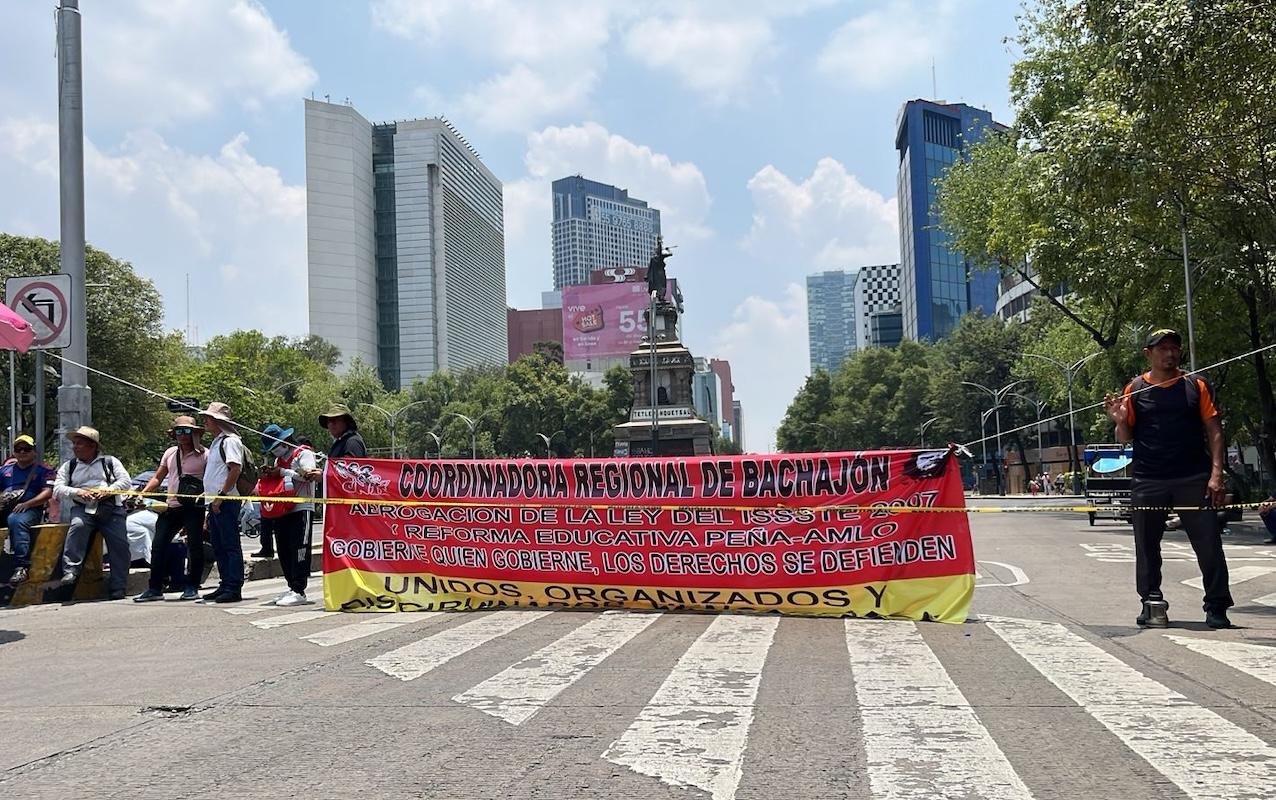 CNTE, colectivos y activistas paralizan la CDMX