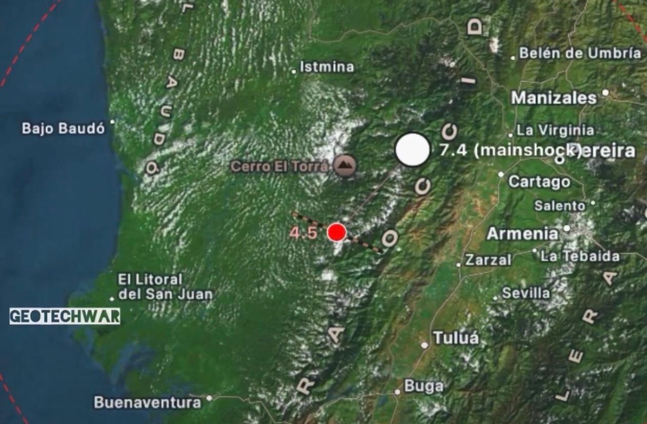 Sismo de 5.1 vuelve a sacudir a Colombia