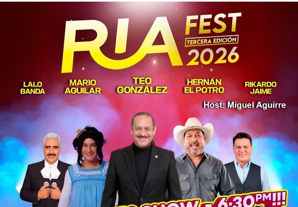 RIA FEST 2026 llega a Guadalajara con una noche de comedia