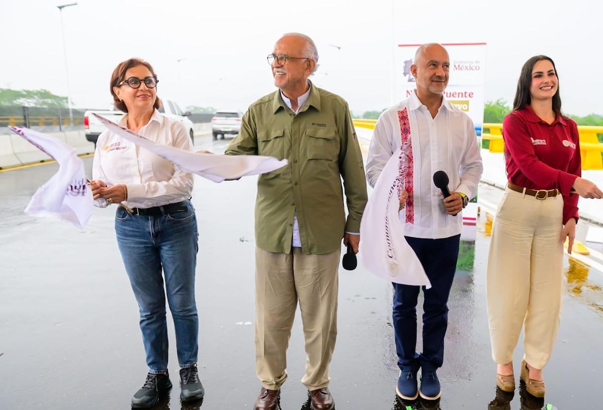 Inauguran puente Amado Nervo que conecta a Nayarit y Jalisco