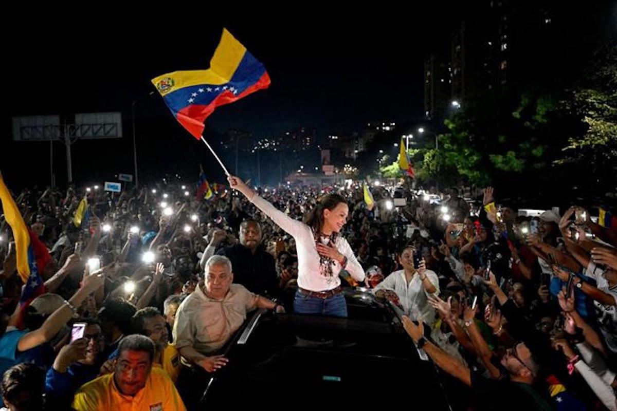 María Corina Machado regresó a Venezuela
