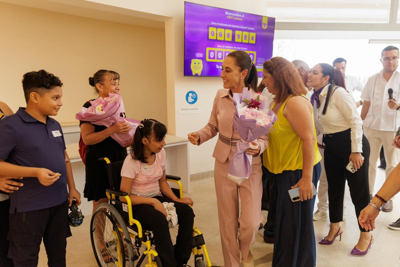 Claudia Sheinbaum, encabezó la inauguraron del CRIT Colima
