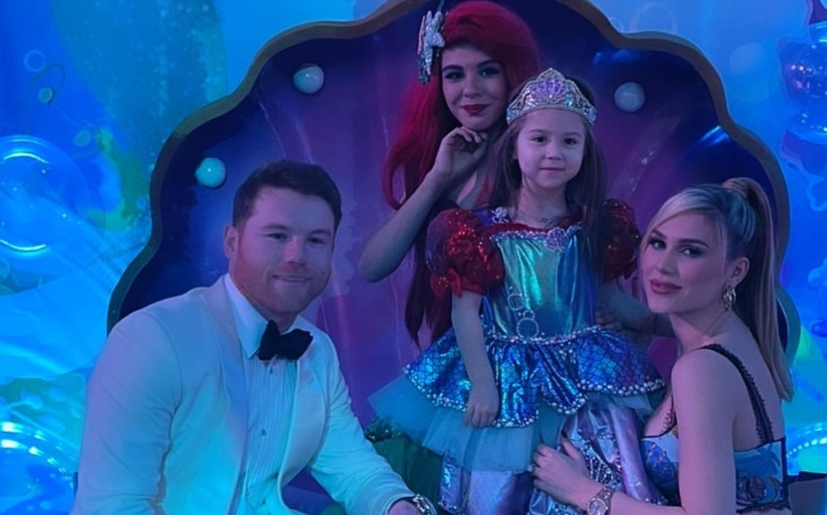 El Canelo tiró la casa por la ventana en el cumple de su hija