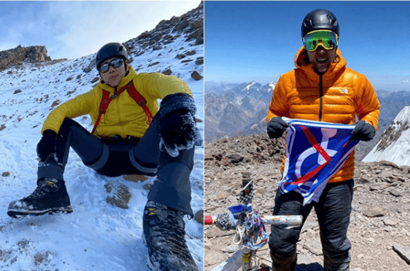¡Orgullo mexicano! primer invidente en escalar el Everest y llegar a la cima es compatriota