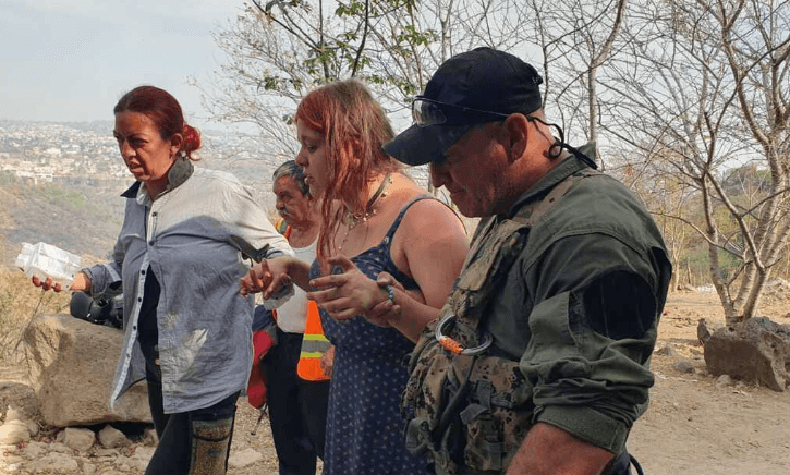 Rescatan a menor lesionada en la barranca Huentitán