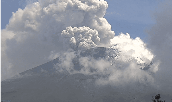 El Popocatépetl sigue sin calmarse y el AICM sigue afectado