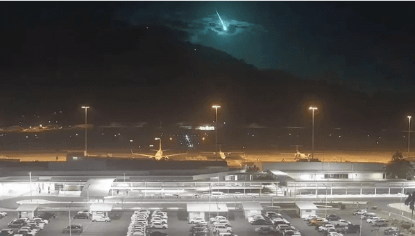 Un meteorito azul y verde cayó el Australia