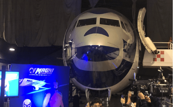 ¡Blue Demon ya tiene avión!