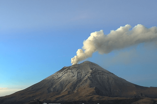 El Popocatépetl se activa de nuevo