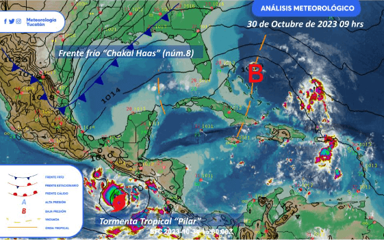 Llega el Frente Frío 8 a nuestro país