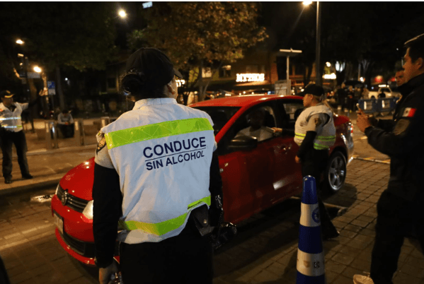 Inicia operativo de alcoholímetro en México