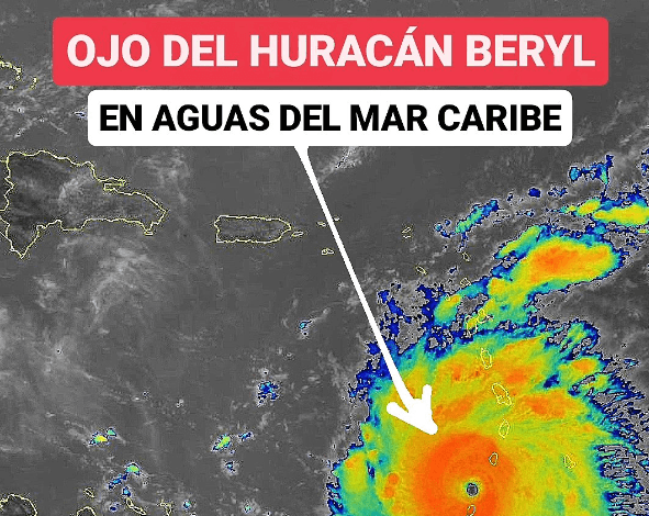 Esta semana impactará el huracán Beryl en Quintana Roo