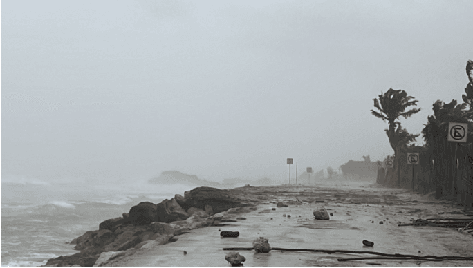 Beryl ya tocó territorio mexicano y es Categoría 1