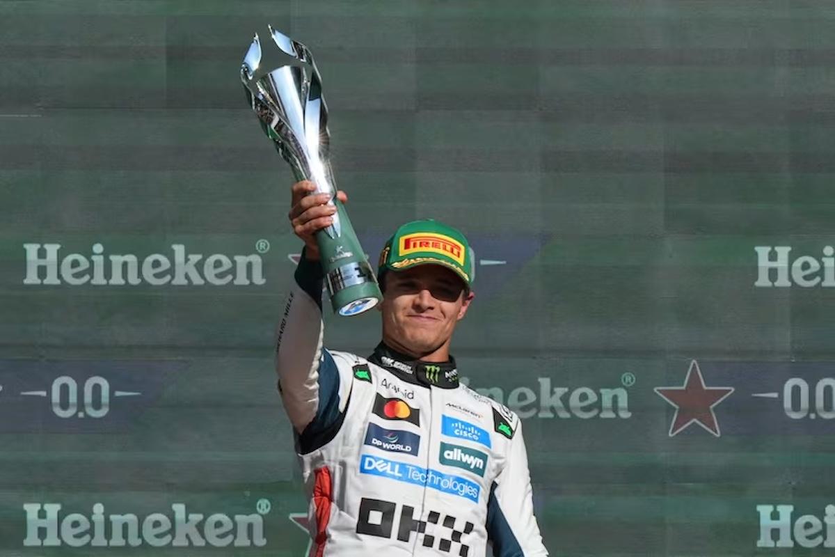 Lando Norris se lleva el GP de México