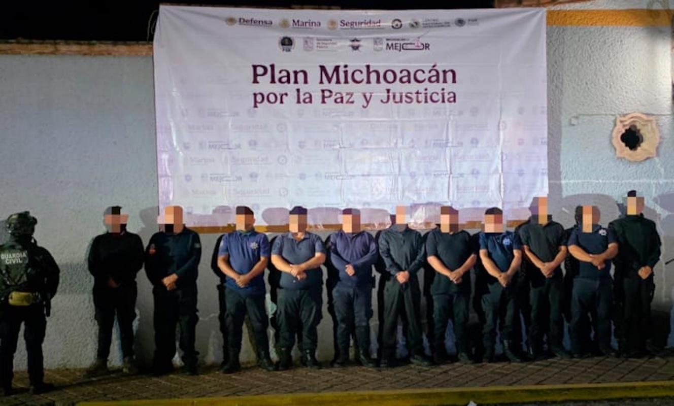 Detienen a Director de Policía Municipal en Michoacán por Vínculos con el CJNG