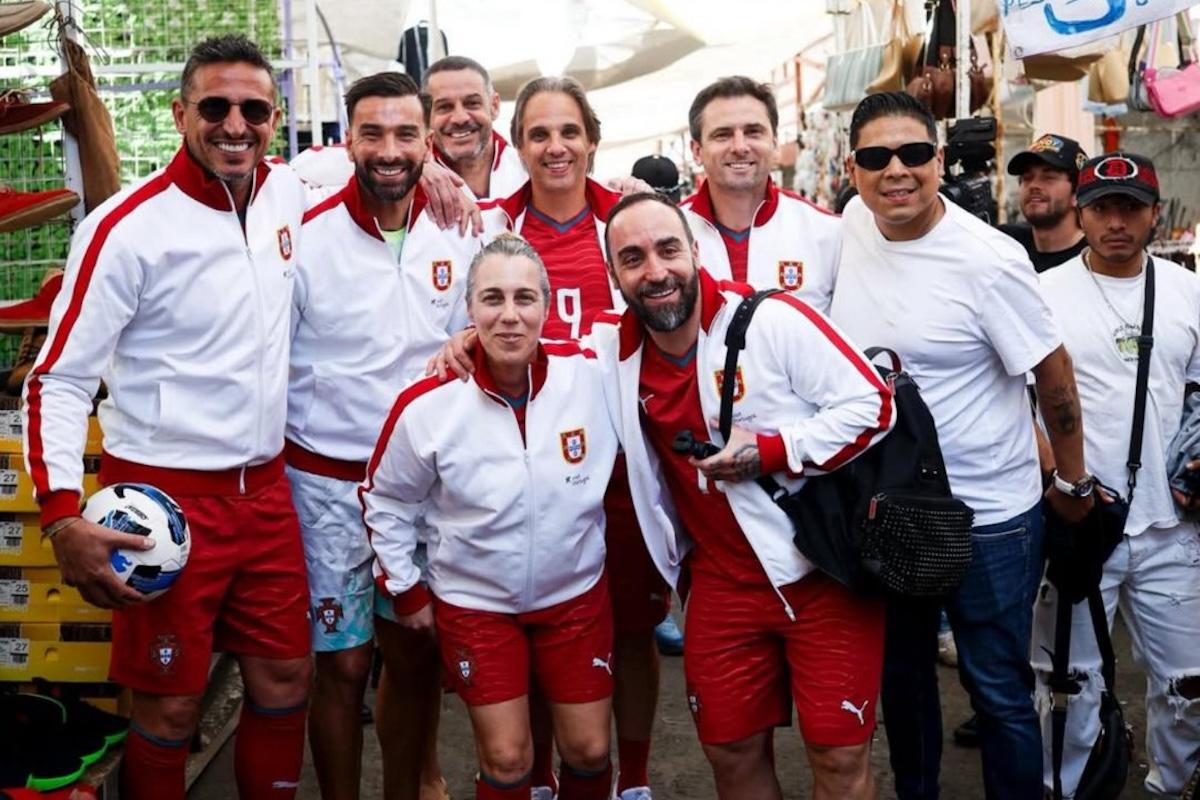 Selección de Portugal visita Tepito