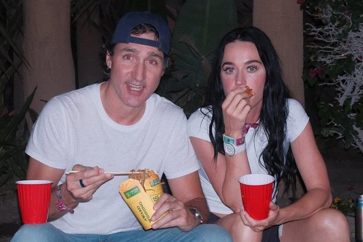 Justin Trudeau y Katy Perry juntos en Coachella
