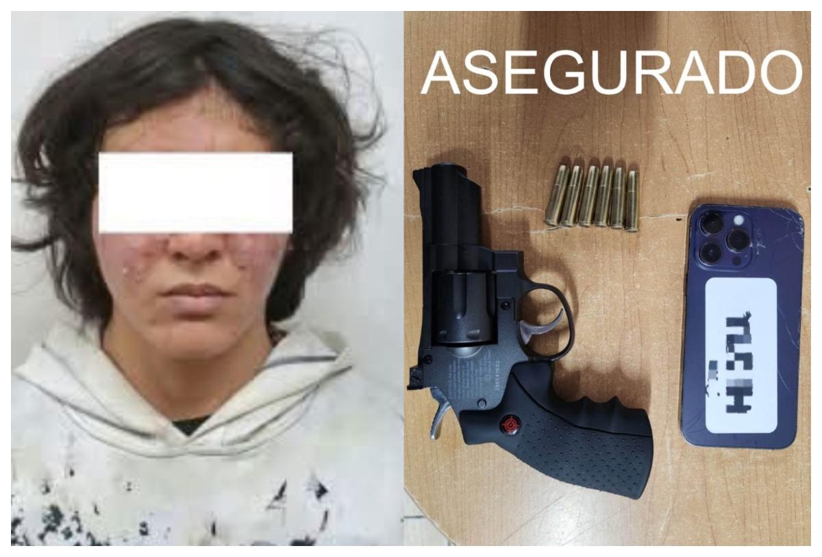 Joven amenaza con arma de fuego a su ex pareja en la UAN