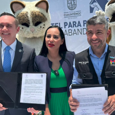 Cuajimalpa, Cuauhtémoc y Miguel Hidalgo firman convenio a favor de perros y gatos abandonados 