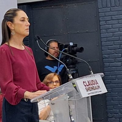 Claudia Sheinbaum promete regresar la paz a Guanajuato